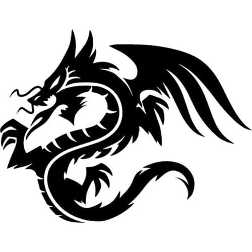 Dragon Myth Animal Decals High Quality Fashion Car Decoration Personality PVC Waterproof Decals Cover Scratches Waterproof