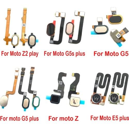 New Fingerprint Reader Touch ID Sensor Flex Cable Ribbon For Motorola Moto E4 E5 G4 G5 Plus Home Button