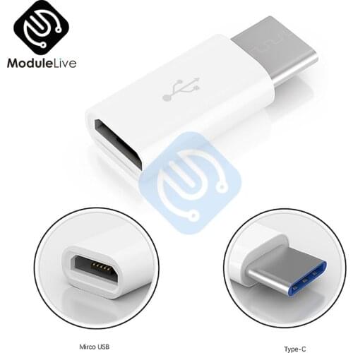 3pcs/set USB 3.1 Type-C Male Connector to Micro USB 2.0 5Pin Female Data Adapter Converter USB Type C Adapter Diy Kits