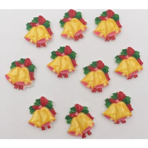 Resin Colorful Mini Kawaii Christmas Clanging Flatback Cabochon Stone 20PCS Scrapbook DIY Decor Home Figurine Crafts OK062*2