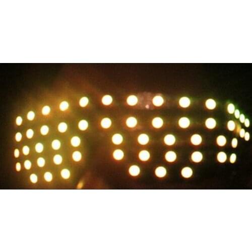 Cool Colorful Led Sunglasses Luminous Flashing Glowing Party Halloween DJ Club Glasses Can Change 7 Colors Led Stage Eyewear