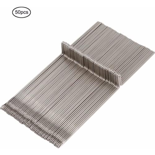 50Pcs Steel Knitting Machine Sewing Needles Weaver Accessories Fit for KR830 KR838 KR850 Crochet Hook Tool Craft Knitting Needle