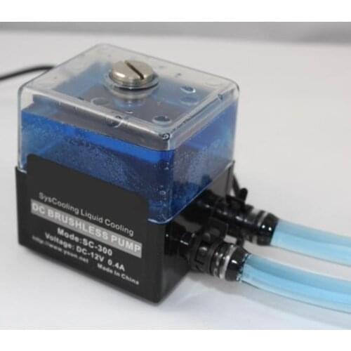 Ultra-quiet SC-300T Water Pump Set For PC CPU Liquid Cooling System DC 12V 4W 150ml Water tank Small 3P Power connector