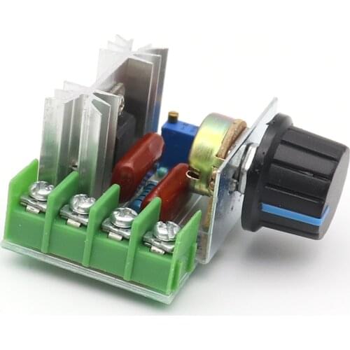 Thermostat Electronic Voltage Regulator Module 2000W SCR Dimming Dimmers Motor Speed Controller AC 200V