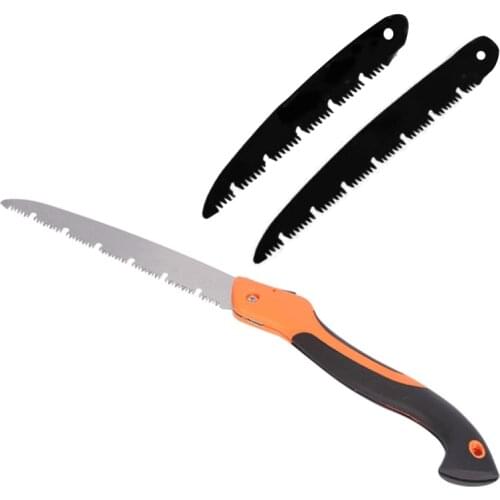U-Shaped Turbine Folding Pruning Saw Blade Woodworking Cutting Tools Collapsible T8WE