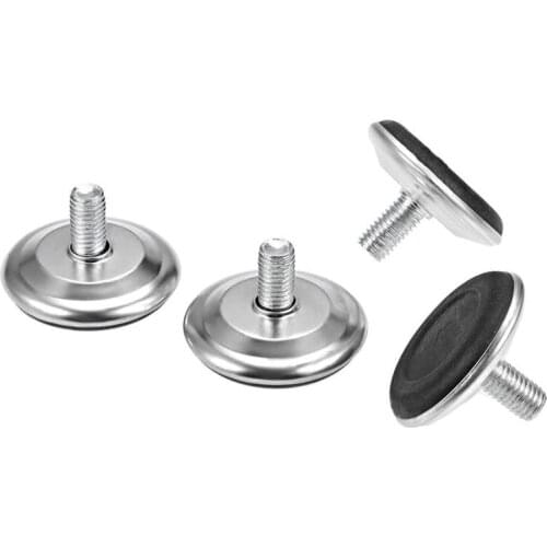 Leveling Feet Adjustable Leveler Floor Protector for Home Furniture Chair Table Cabinet Leg - Pack of 12