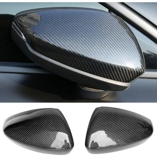 Mirror Cover For Audi A3 Rear View Mirror Cover Carbon Fiber Fit audi a3 8y side view mirror caps 2021 External Car Accessories