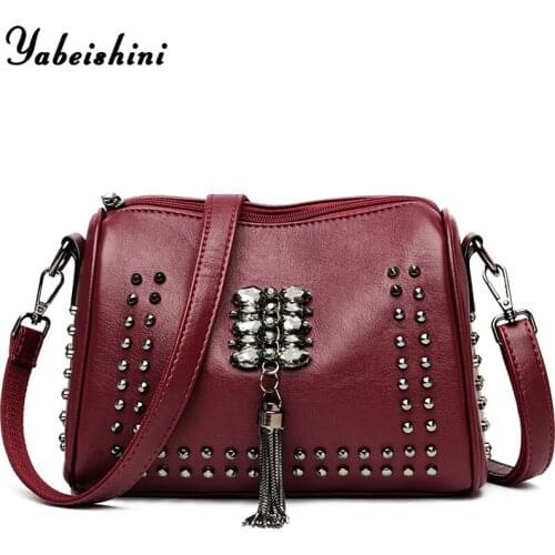 Luxury Handbags Leather Crossbody Bags For Women Shoulder Bags Diamonds Designer Ladies Hand Bags Female Handbags Purses 2020