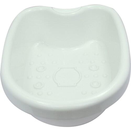 1pcs Plastic Basin for Ionic Detox Foot Spa Machine Detox Machine Ion Cleanser Foot Care Tool White Color By EMS E06