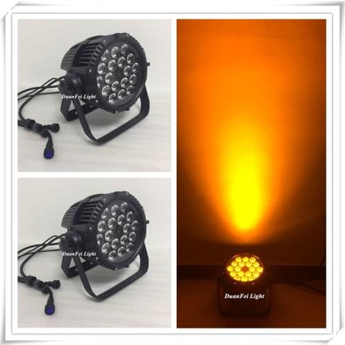 20 pieces RGBWA led par 18x15W wateprooof dmx par led disco dj par light wedding led par