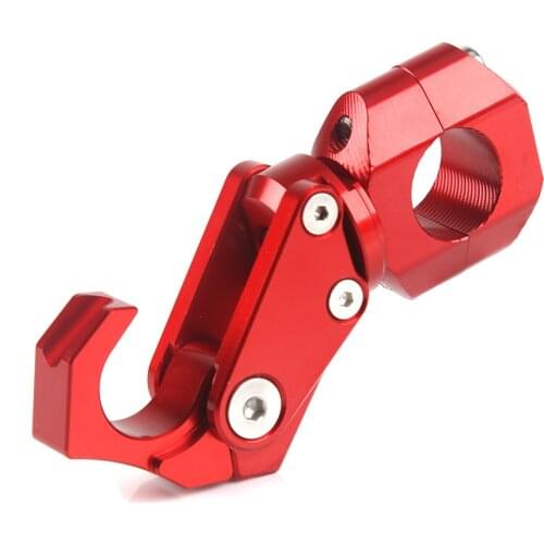 22MM Universal Motorcycle Handlebar Crossbar Fat Bar Grip Luggage Hook Claw Helmet Bag Carrier Motor Motorbike Scooter Accessory