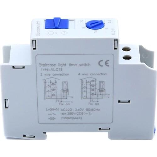 16A Smart Timer Household Staircase Din Rail Time Switch Electronic Relay Switch Timer Corridor Lighting Supplies 220V-240V