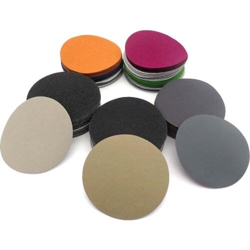 30PCS 3Inch 75MM Hook and Loop Wet Dry Sandpaper Sanding Disc Silicon Carbide 60 to 10000 Grits for Polishing Grinding