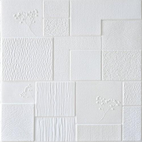 3D Wall Stickers Thick Living Room Wall Bedroom Decoration Room Simulation Brick Pattern Personality Creative Anti-collision