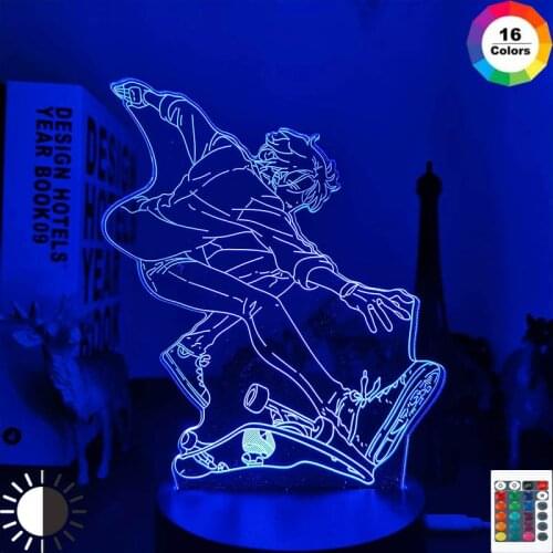 3d Led Night Light Lamp Anime SK8 The Infinity Langa for Bedroom Decor Light Kid Brithday Gift Table Lamp Manga SK8 The Infinity