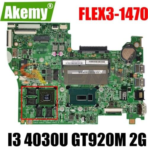 Abdo 448.03N03.001M for Lenovo FLEX3-1470 YOGA 500-14IBD notebook motherboard CPU i3 4030U GT920M 2G DDR3 100% test work