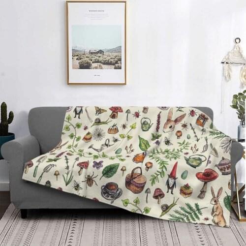 Cottagecore Light Green Throw Blanket Plaid On The Corner Sofa 1650 Super Blankets Polar Sleeping Bag For Boys Coral