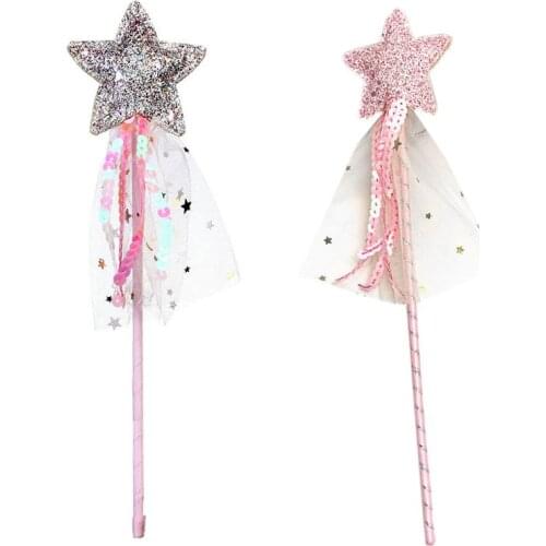 Children Costumes Props Butterfly Princess Angel Wings Fairy Stick Kids Toys Fairy Wand Magic Stick Halloween Cosplay Props