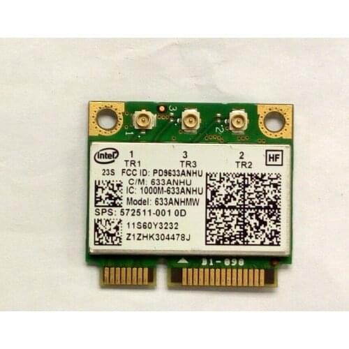 JINYUSHI for INTEL 6300AGN 633ANHMW 5G wireless card for Lenovo Y460 Y560 Y470 Y570 X201 X201S X220 X220S X230 X201T T410 T510