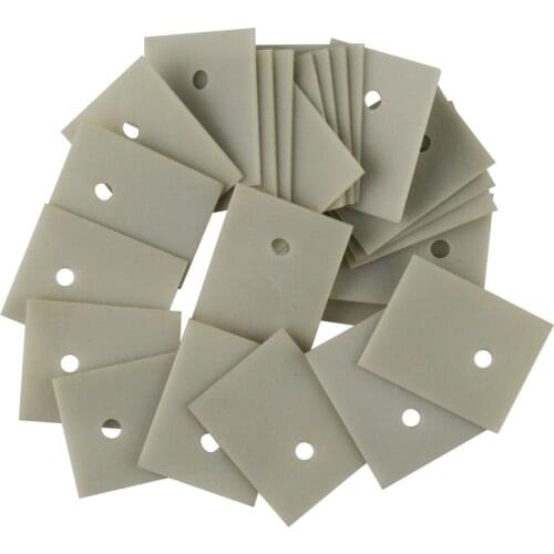 Aluminum Nitride Ceramic Plate Thermal Insulation Ceramic Plate TO-220/247/264/3P Aluminum Nitride Thermal Conductive Plate