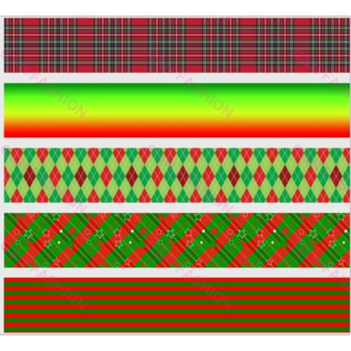 Q&N ribbon 50Yards 16mm 22mm 25mm 38mm 75mm Christmas Grosgrain/FOE Ribbons for DIY Bow Craft Wedding Christmas Party Decoration