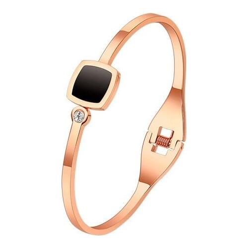 2021 Hot European Fashion Jewelry women bracelet bracelet Crystal from Swarovskis for Woman Titanium Steel Bangle Women