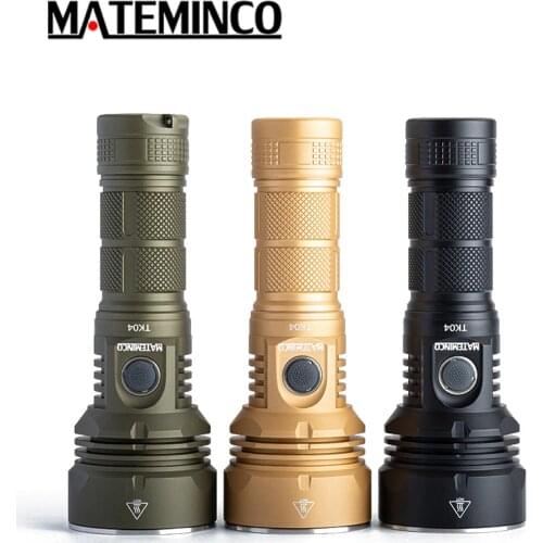 Mateminco TK04 Flashlight 4*Cree /SST-40 LED Max 13500LM USB Type-C Rechargeable High Powerful Torch Light For Camping Searching