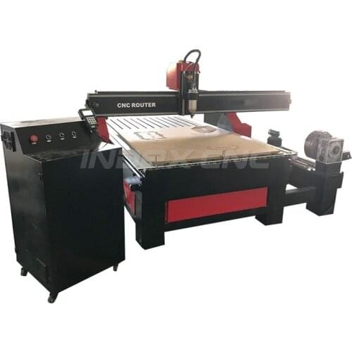 Multipurpose woodworking furniture cnc router for engraving,carving/1300*2500mm 4 axis cnc router rotary axis