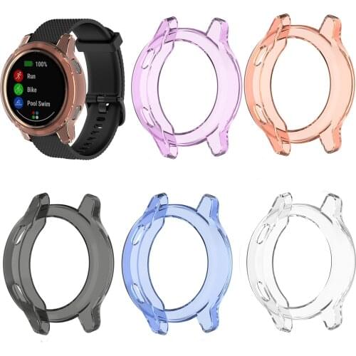 TPU Soft Glass Screen Protector Case Shell Frame For Garmin Vivoactive 4/4S Venu 2/2S 40mm 45mm Bumper Vivoactive4 Venu2 Cover