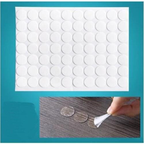 70Pcs/Set Silicone Double-Sided Fex Scotch Sticky Tape Adhesive Round Glue Seamless No Trace Waterproof Double Face Adhesif