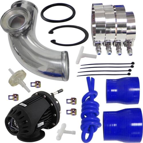 For Hyundai Genesis Coupe 2.0T Turbo Intercooler Pipe + Blow Off Valve BOV SSQV Black / Blue / Silver