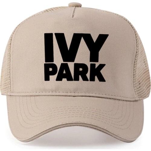 High quality pure cotton Men IVY PARK Logo Printed Baseball cap Fashion Style cap women