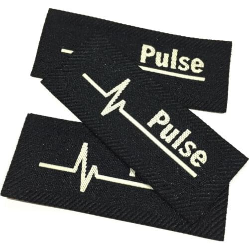 High Quality Woven Labels Garment Custom Design Embroidered Logo Tags For Clothes