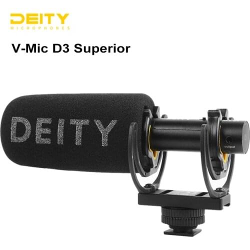 Deity V-Mic D3 Superior Condenser Microphone Professional Off-axis Performance Polar Pattern Low Distortion THD MIC Microfone