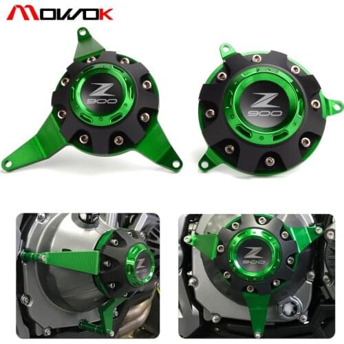 CNC Engine Guard Protector Engine Guard Case Slider Cover Protector Set For KAWASAKI Z900 2017 2018 2019 2020