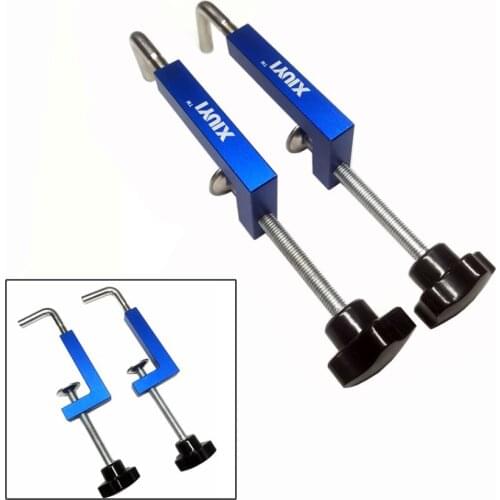 2 pcs Multi-function Adjustable fast fixed clip Woodworking clamps For Wood working Benches Saw Machinery Wood Router