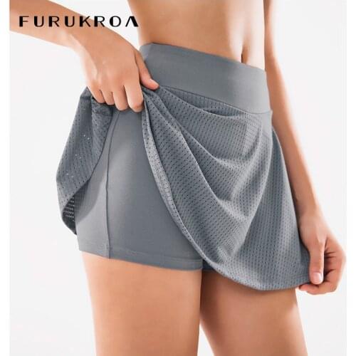 Womens 2 in 1 Running Shorts Sports Shorts Quick Drying Training Exercise Gym Jogging Cycling Short with Longer Liner X230B