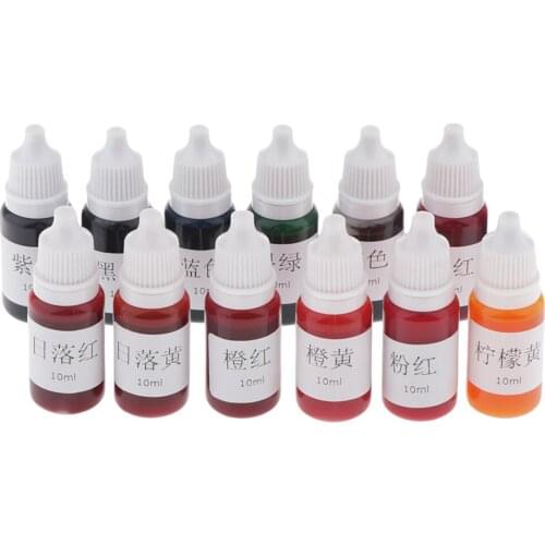 12 Set Color Pigments for Food Soap Color Biscuits for Sweets