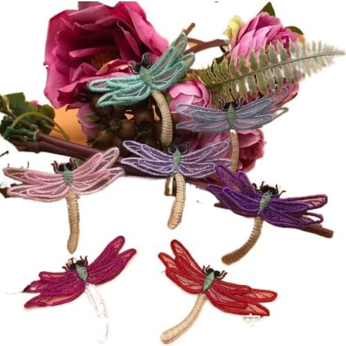 50pcs/lot Embroidery Patches 3d Lace Dragon Dress Shirt Clothing Decoration Sewing Accessories Diy Applique