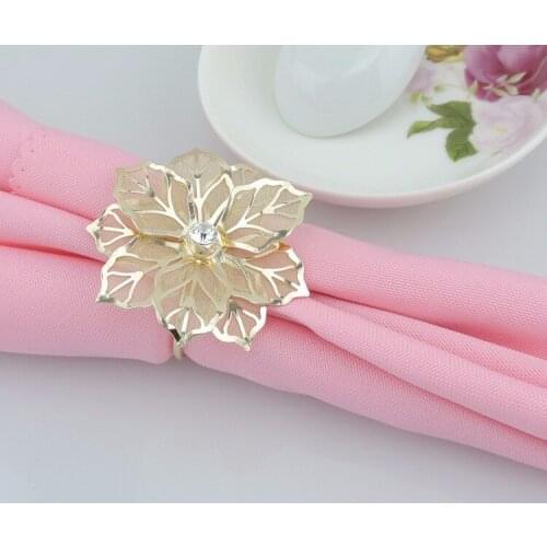 6pcs/lot Exquisite high-end hotel restaurant dedicated napkin ring mouth cloth napkin ring napkin ring seat ring