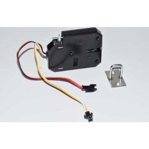 DC 12V Electric lock bolt latch for Control Cabinet Drawer Locker Electromagnetic Carbon Steel with signal feedback