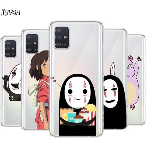 Spirited Away No Face man For Samsung Galaxy A01 A11 A12 A22 A21S A31 A41 A42 A51 A71 A32 A52 A72 A02S Silicone Phone Case