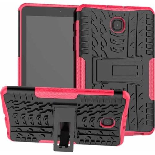 Case for Samsung Galaxy Tab A 8.0 2018 SM-T387W SM-T387V SM-T387 Stand Cover Shockproof Rubber Bumper Dual Layer Armor Cover