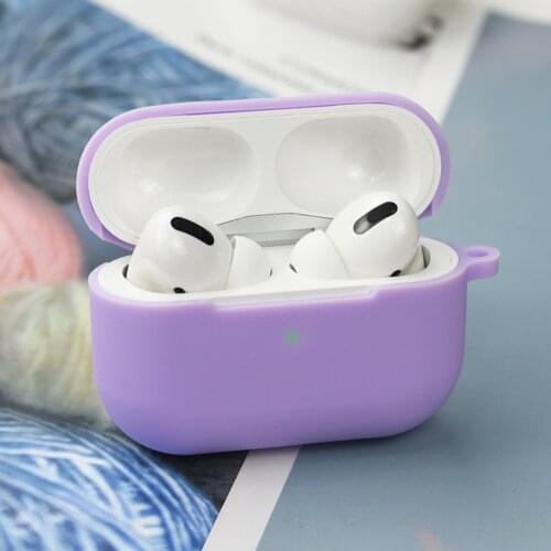 Silicone Cover Case For Airpods Pro Case Bluetooth Case for airpod 3 For Air Pods Pro Earphone Accessories cover with buckle