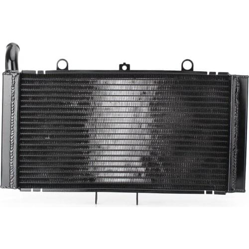 Black Aluminum Motorcycle Cooler Radiator Cooling Assembly for Honda CB1300 2003 2004 2005 2006 2007 20008 2009 2010
