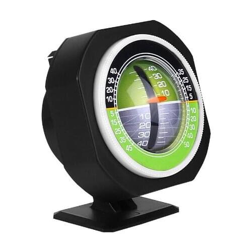 Multifunction Car Inclinometer Angle Slope Meter Balancer Measure Compass Camp