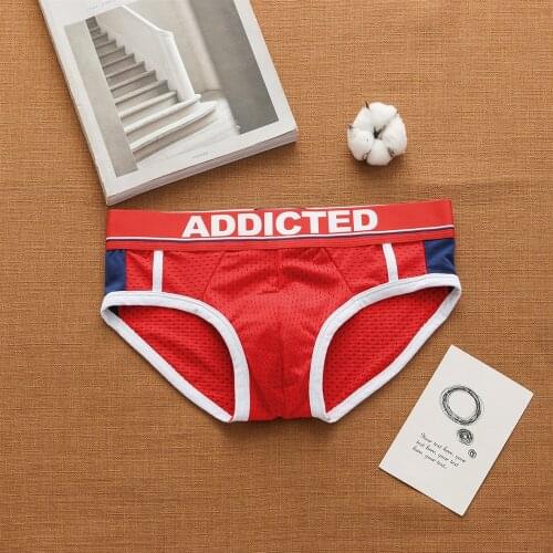 Dropshipping Men Underwear Male Underpants Bikini Pant Low Rise Men Underwear Comfortable Breathable Briefs (5 Colors Optional)