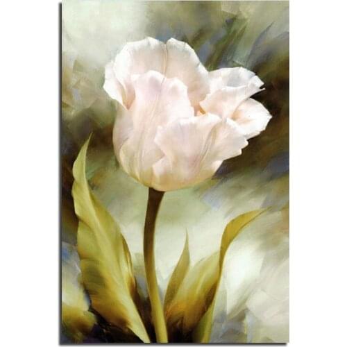 New 3D Tulip Flower 20x30 DIY Diamond Painting Home Decoration Rhinestones Mosaic Embroidery Diamond Knitting Needles