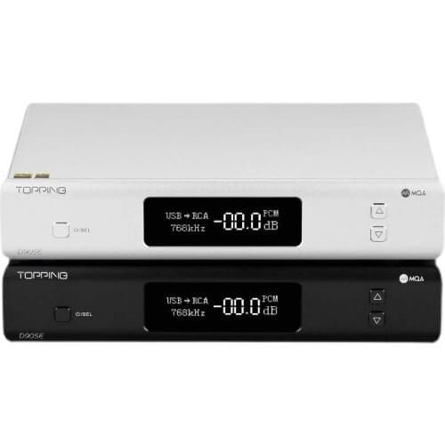New King Topping D90se ESS9038pro Full Balanced DAC Xmos Xu216 DSD512 Pcm 32bit/768kHz Remote Control