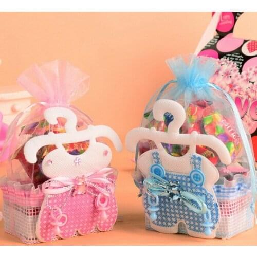 Wholesale Baby Shower Favor Bags Party Favor Baby Birthday Gifts Baby Clothes Gift Bag W8776